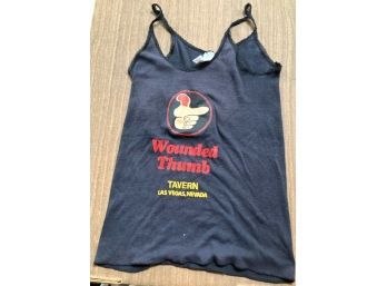 Ladies LAS VEGAS Souvenir Shirt-'WOUNDED THUMB' TAVERNB