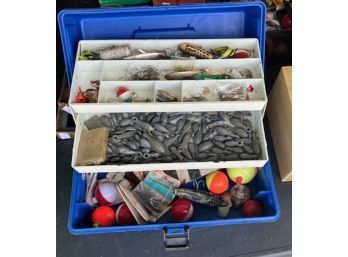 Fish & Tackle Box With Conternts