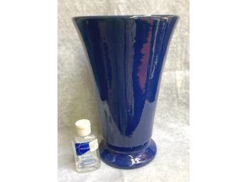 Gorgeous Blue Art Pottery Vase