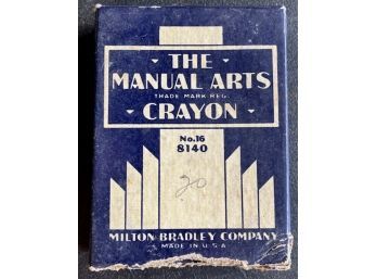 Box Of Vintage  'MILTON BRADLEY' CRAYONS