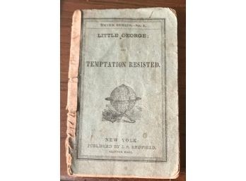 Antique Story Book 'LITTLE GEORGE TEMPTATION RESISTED'
