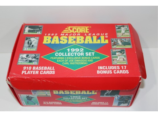 1992 Score Baseball Card Set