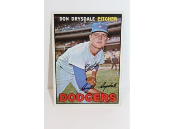 1967 Topps Baseball Don Drysdale