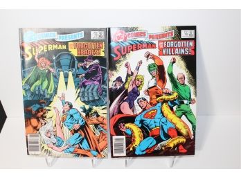 DC Comics Present Superman And The Forgotten Heroes ... Villains #77 & #78 (1985)
