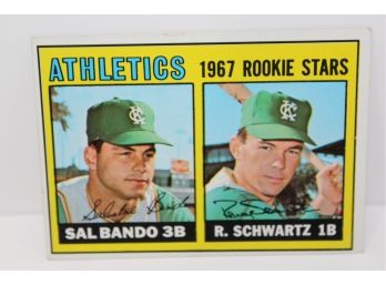 1967 Topps Baseball Rookie Card Sal Bando
