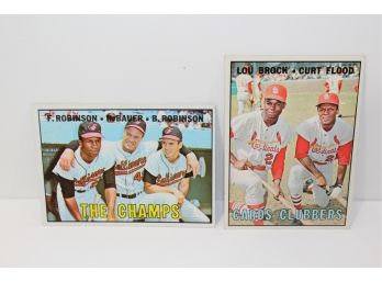 Excellent Topps Baseball Cards - Cards Clubbers & The Champs
