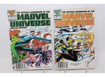 Marvel - Official Handbook Of The Marvel Universe Deluxe Edition #8 & #9 (1986)