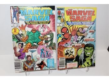 Marvel Saga #1 & #2 - The Best Source To Get The Real Story On The Marvel-verse