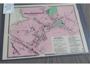 1870 West Brookfield MA. - Worcester Co.