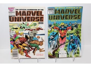 Marvel - Official Handbook Of The Marvel Universe Deluxe Edition #14 & #16 (1986)