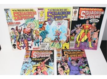 Marvel Squadron Supreme #4, #5, #6, #7, #8, #9 - 1985