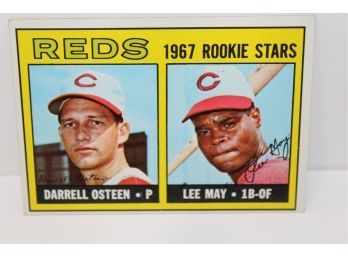 1967 Topps Baseball Reds Rookie Stars - Lee May