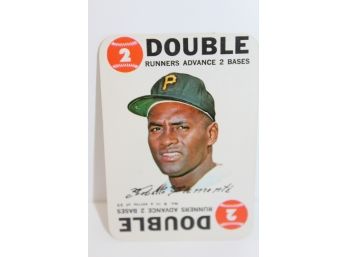 1968 Topps Baseball Card Game Roberto Clemente - Double