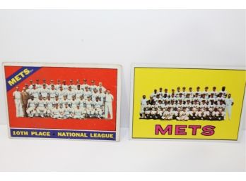 Topps Baseball Team Cards - NY Mets 1966 & 1967.
