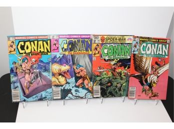 Marvel Conan The Barbarian 4 Comic Group #125, #126, #129, #132 - (1981, 1982)
