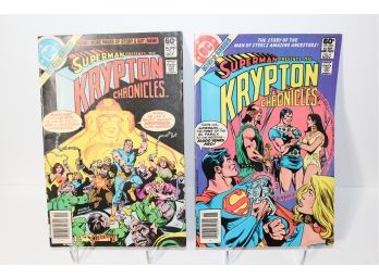 DC Superman Presents The Krypton Chronicles #2 & #3 - 1981