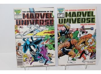 Marvel - Official Handbook Of The Marvel Universe Deluxe Edition #12 & #13 (1986)