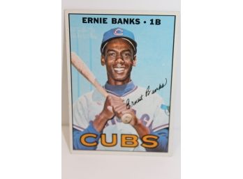 1967 Topps Baseball - Ernie Banks - 'Mr. Cub'