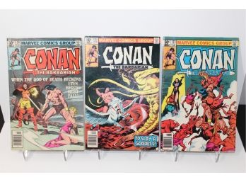 Marvel - Conan The Barbarian #120, #121, #123 (1981) & Conan The Destroyer #2 (1985)