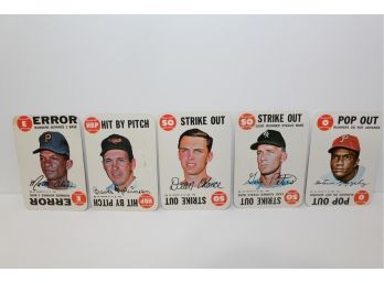 5 Card Group Topps Baseball Card Game - Alou - B. Robinson (High Value)