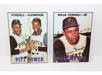 1967 Topps Baseball - Pirates Stargell & Clendenon