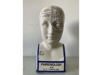 Phrenology By L N Fowler Head Display Model