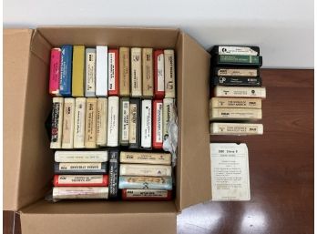 8 Track Collection Including Bob Dylan, Kenny Roger & More