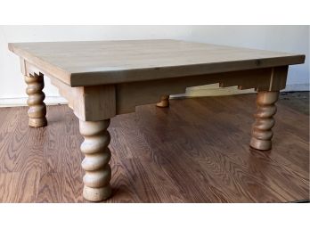 Solid Maple Museum Of American Folk Art Adaptation By Lane Coffee Table