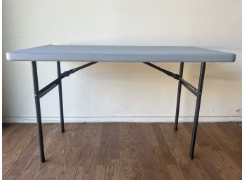 4ft Gray Folding Table