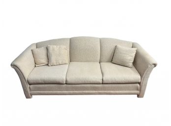 Three Seat Bauhaus Sofa Couch With Pillows