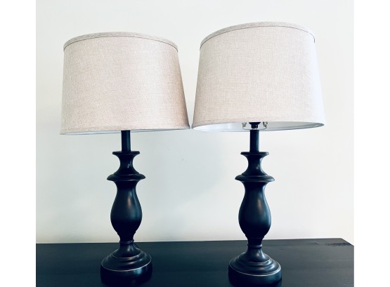 Pair Intertek Table Lamps  (LOC W1)