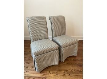 Custom Skirted Side Chairs  (LOC W1)