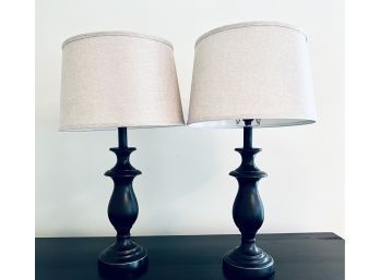 Pair Intertek Table Lamps  (LOC W1)