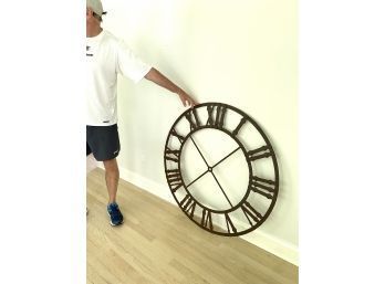 XL 42' Iron Decorative Wall Clock