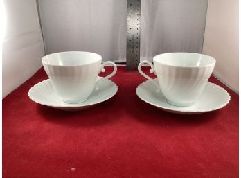 A Pair Of Kaiser Cup And Saucers Made In West Germany Good Overall Condition
