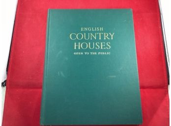 English Country Houses Open To The Public Hard Cover Book Good Overall Condition