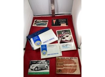 Automotive Paper Memorabilia 1966 Cadillac Owners Manual With Case 1966 Pontiac Tempest  Honda Xr-75