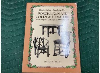 Rustic Hickory Furniture Co. Porch, Lawn And Cottage Furniture Book Good Overall Condition
