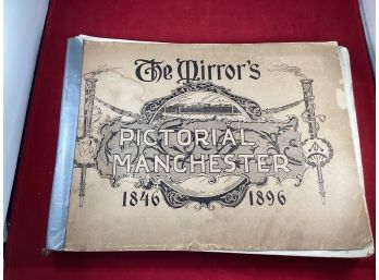 Antique 1896 The Mirrors Pictorial Manchester Very Cool Picture Book See Pictures