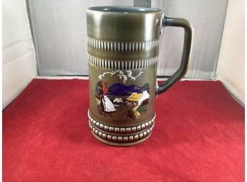 Vintage Irish Porcelain H Stein Large Coffee Mug Made In Ireland Good Overall Condition
