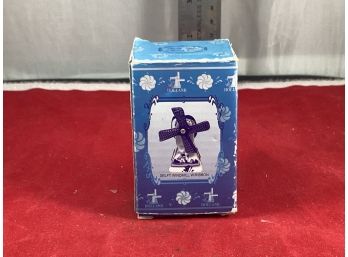 Small Vintage Delft Windmill With Ribbon In Original Box Numbered Like New Condition