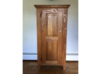 Oak Country Cupboard With Shelves