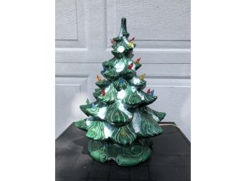 Ceramic Light Up Christmas Tree