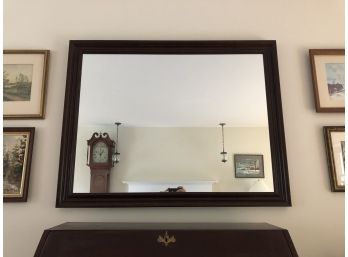 Contemporary Wooden Framed Mirror