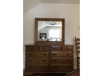 Vintage Sterling House Dresser And Mirror