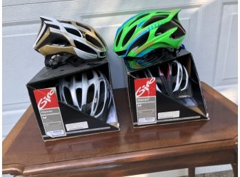 4 Bike Helmets, 2 NEw In Box