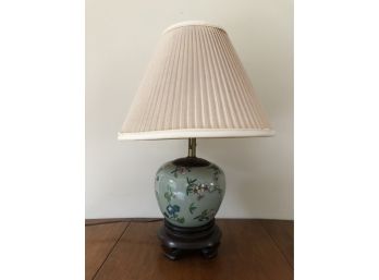 Antique Floral Jar Lamp