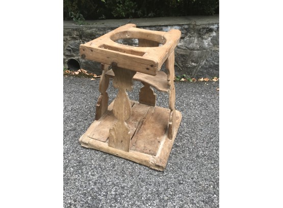 Circa 1900s High Chair - Use As A Rustic Table Or Plant Stand