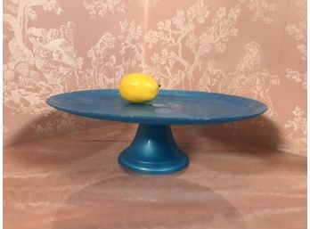 Amici Handmade Glass Footed Cake Dessert Plate Stand