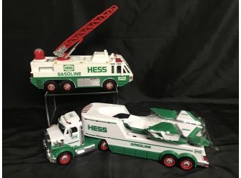 Collectible Hess Trucks!  1996 And 2010 - No Boxes, Both Unused
